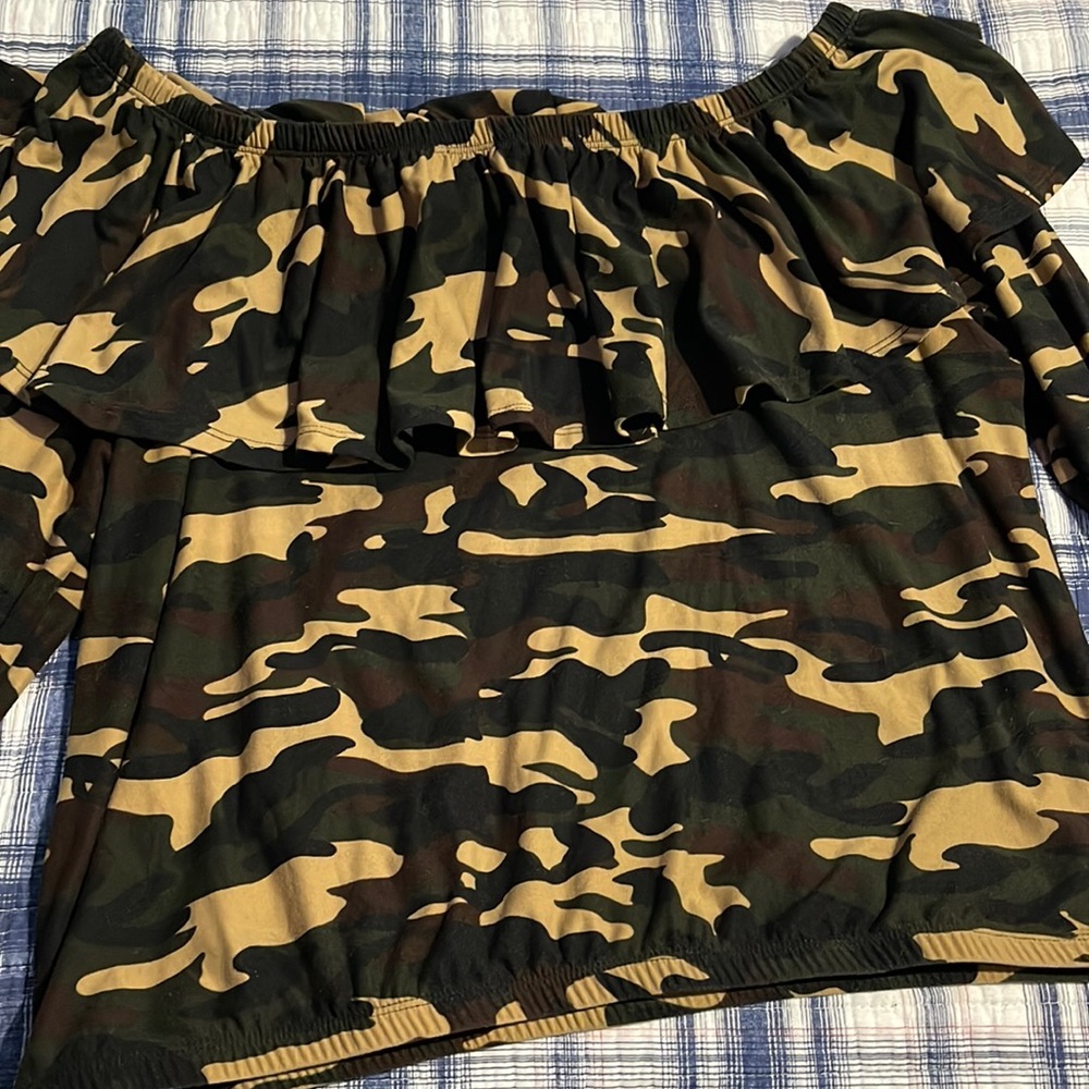 Flared cami crop top